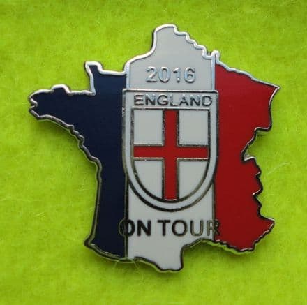 EURO 2016, "England on Tour" Enamel Pin Badge