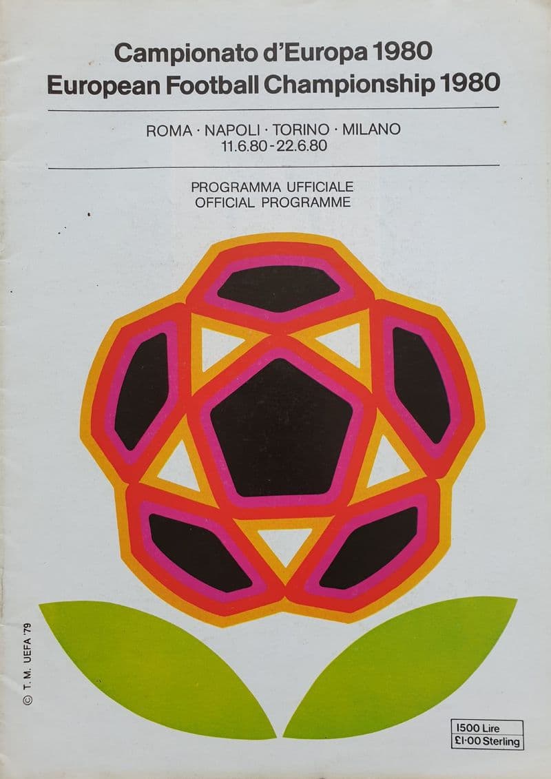 European Football Championships 1980 Official Programme