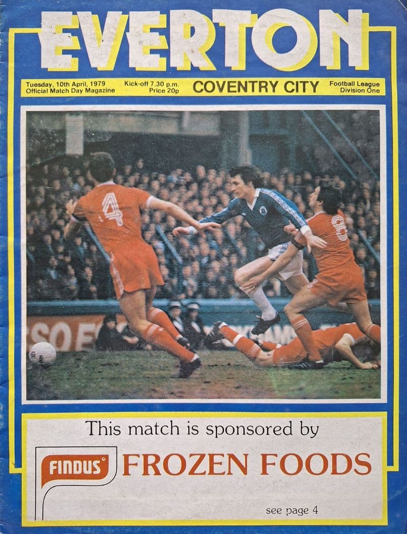 Everton v Coventry City, Div 1 (1979, Apr 10th)