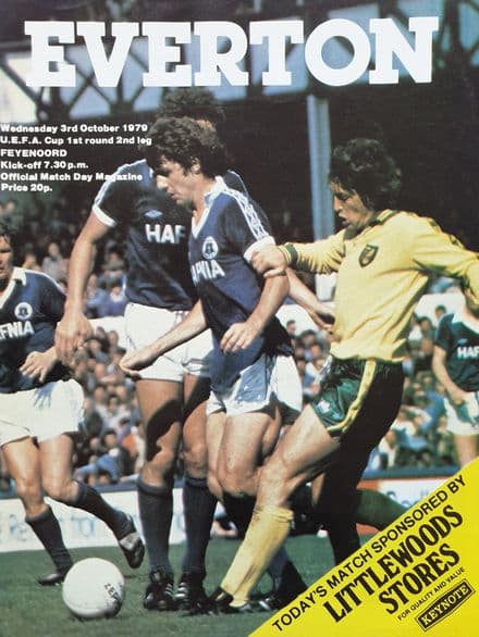 Everton v Feyenoord, UEFA Cup (1979, Oct 3rd)