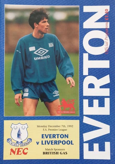 Everton v Liverpool, Prem Lge (1992, Dec 7th)