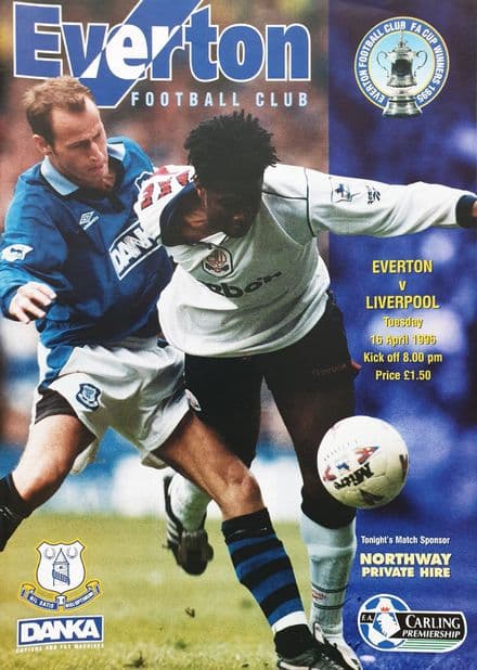Everton v Liverpool, Prem Lge (1996, April 16th)