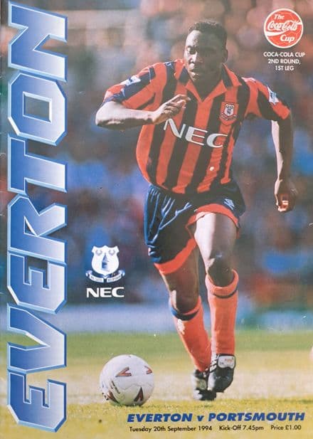 Everton v Portsmouth, Coca Cola Cup (1994, Sep 20th)