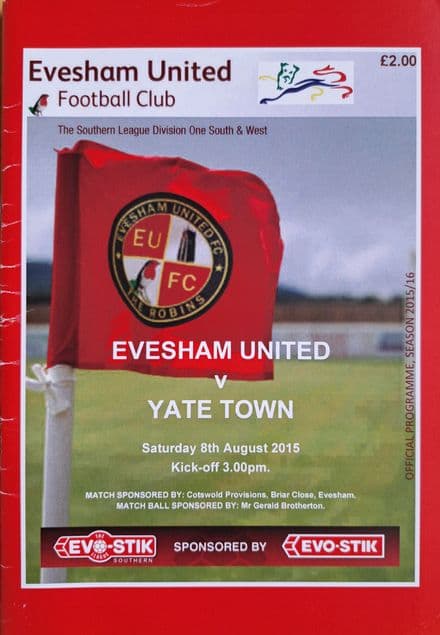 Evesham United v Yate Town, Evo-Stik Lge (2015, Aug 8th)