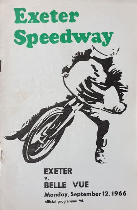 Exeter v Belle Vue (1966, Sep 12th)