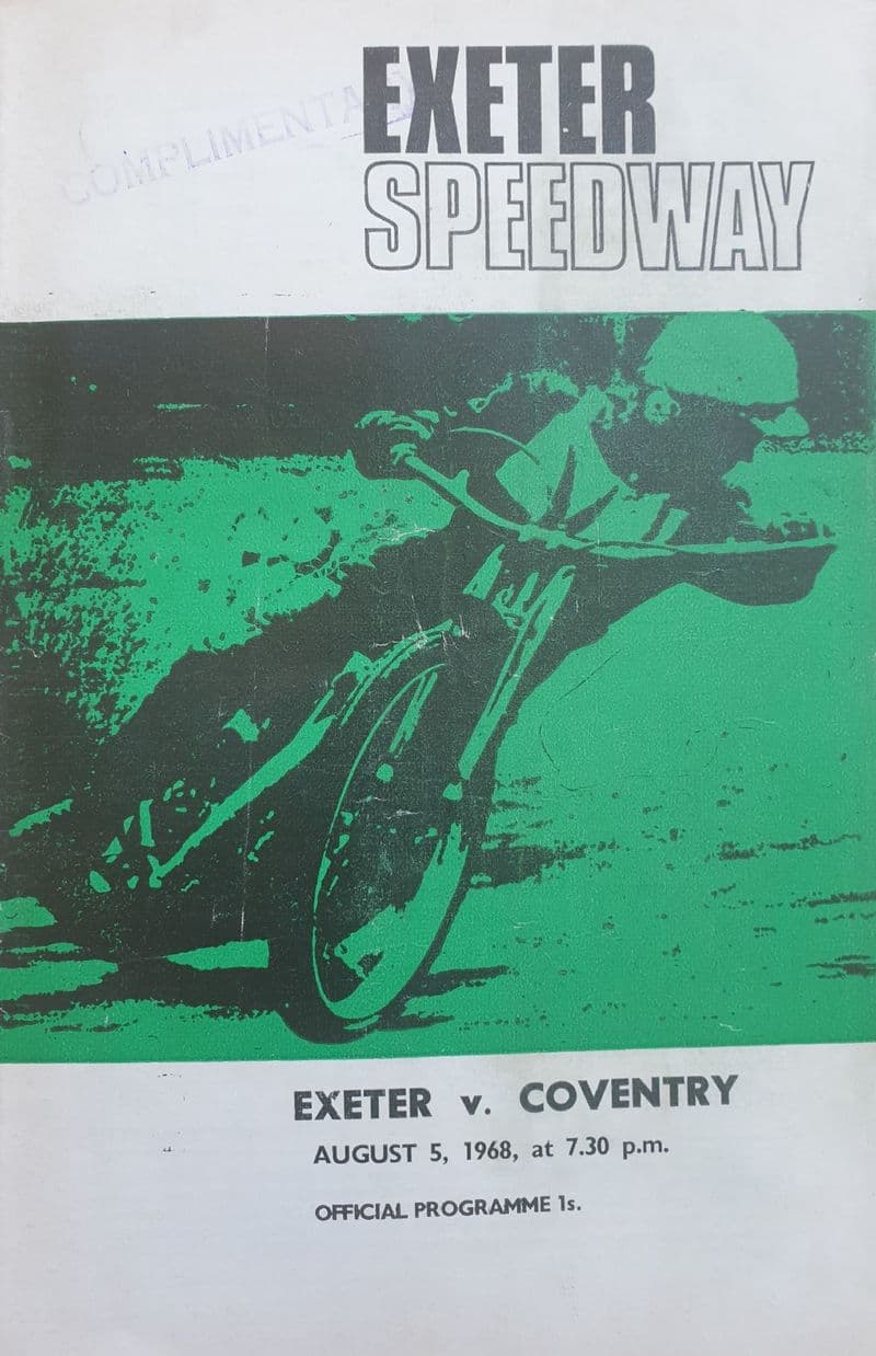Exeter v Coventry (1968, Aug 5th)