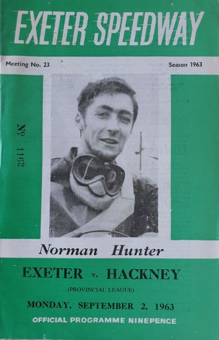 Exeter v Hackney (1963, Sep 2nd)
