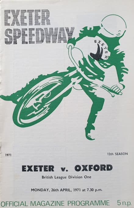 Exeter v Oxford (1971, Apr 26th)