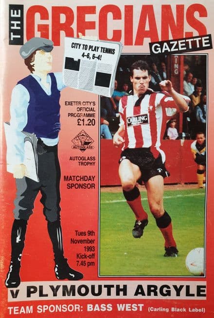 Exeter v Plymouth, Autoglass (1993, Nov 9th)