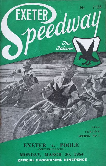 Exeter v Poole (1964, Mar 30th) Southern League