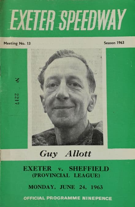 Exeter v Sheffield (1963, Jun 24th)