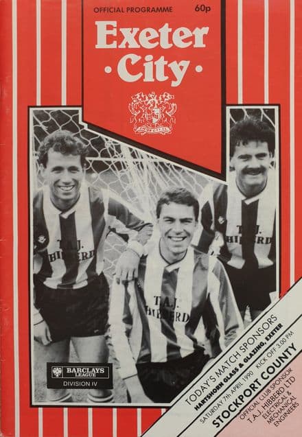 Exeter v Stockport, Div 4 (1990, Apr 7th)