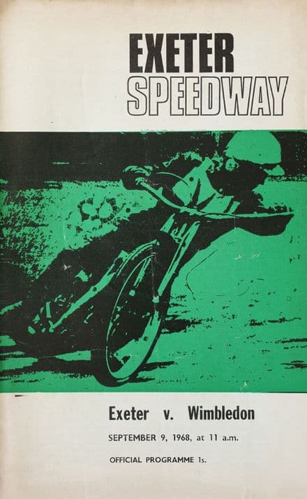 Exeter v Wimbledon (1968, Sep 9)