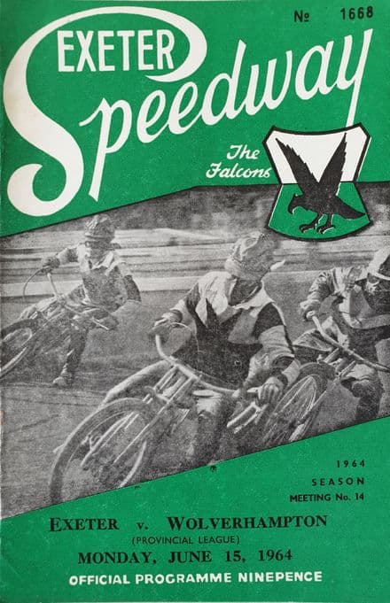 Exeter v Wolverhampton (1964, Jun 15)