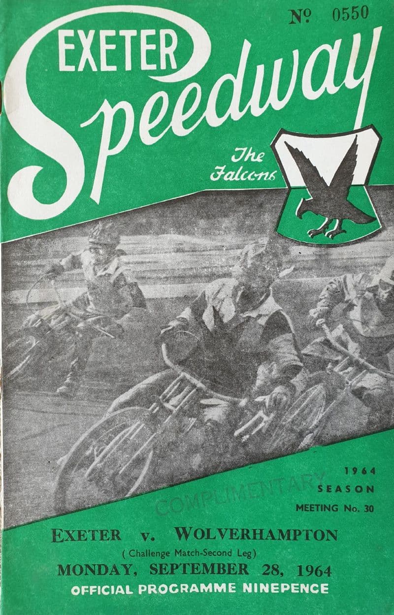 Exeter v Wolverhampton (1964, Sep 28)