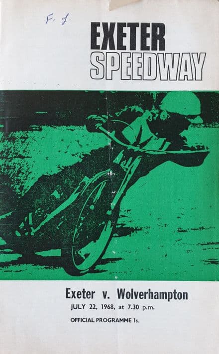 Exeter v Wolverhampton (1968, Jul 22)