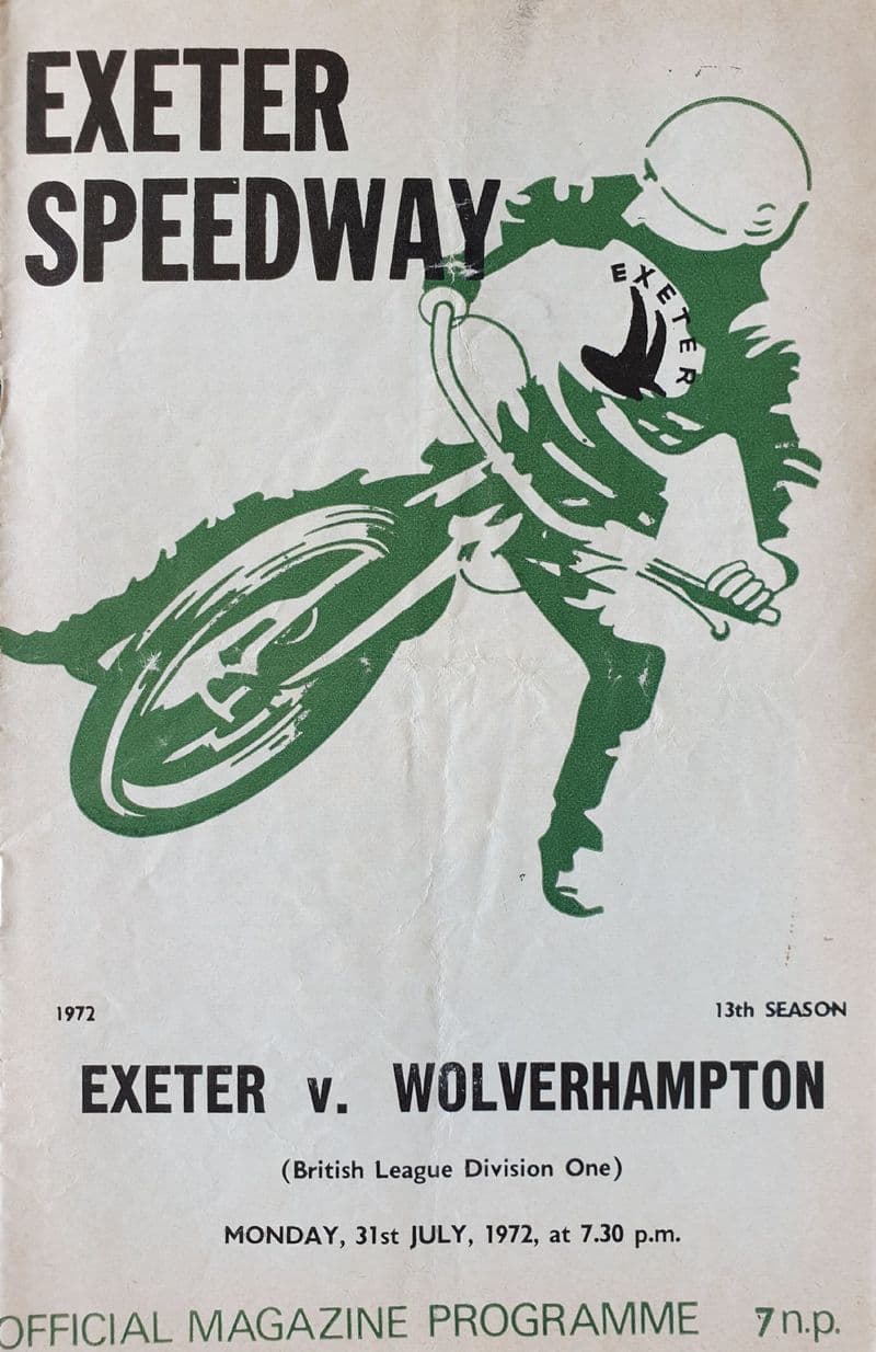 Exeter v Wolverhampton (1972, Jul 31)