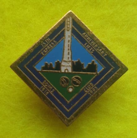 Express Lifts Bowls Club 75th Anniversary Enamel Pin Badge
