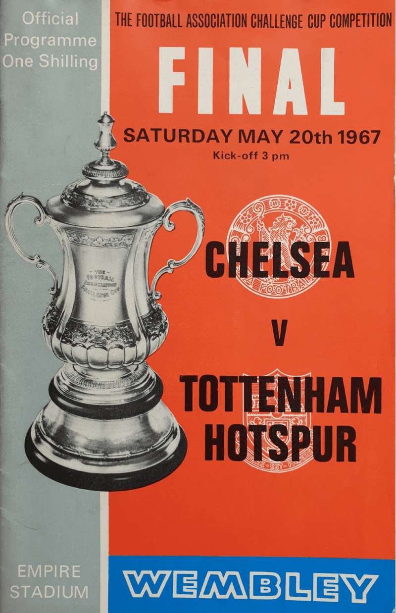 FA Cup Final 1967, Chelsea v Tottenham Hotspur (May 20th)