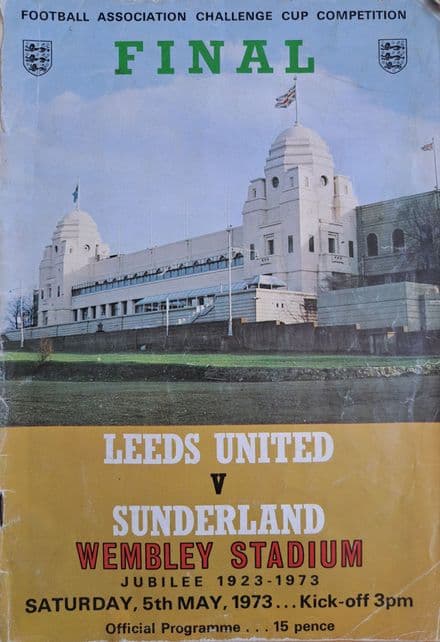 FA Cup Final 1973, Leeds United v Sunderland (May 5th)