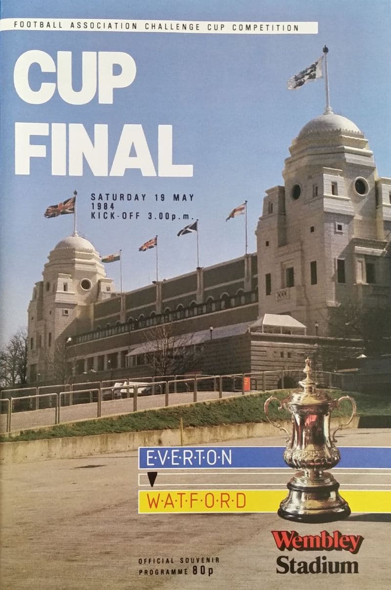 FA Cup Final 1984, Everton v Watford (May 19th)