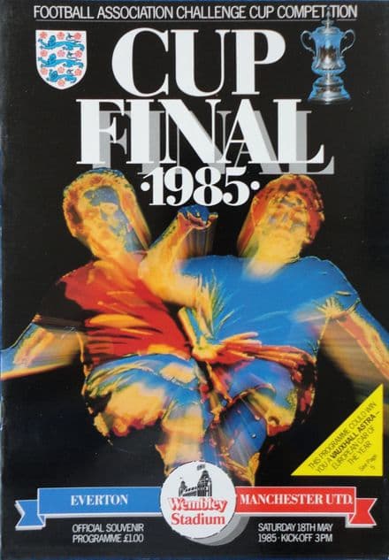 FA Cup Final 1985, Everton v Manchester United (May 18th)
