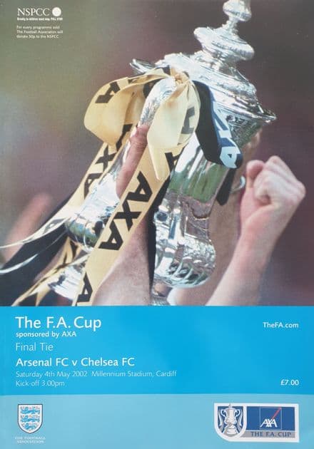FA Cup Final 2002, Arsenal v Chelsea (May 4th)