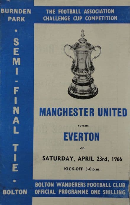 FA Cup SF 1966, Manchester United v Everton (Apr 23rd)