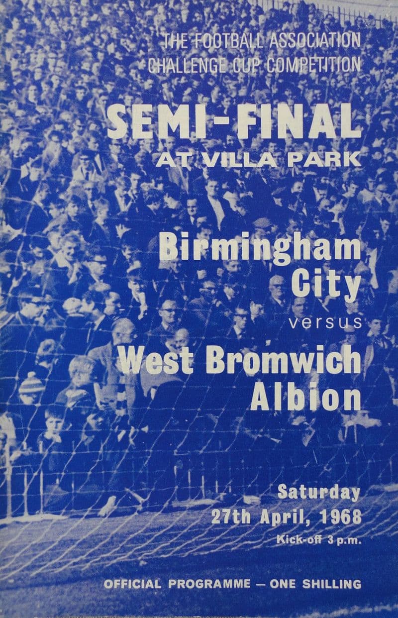 FA Cup SF 1968, Birmingham City v WBA (Apr 27th)