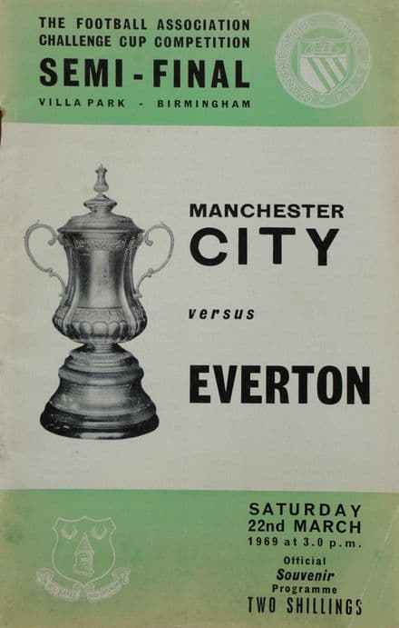 FA Cup SF 1969, Manchester City v Everton (Mar 22nd)