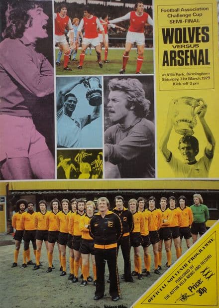 FA Cup SF 1979, Wolves v Arsenal (Mar 31st)