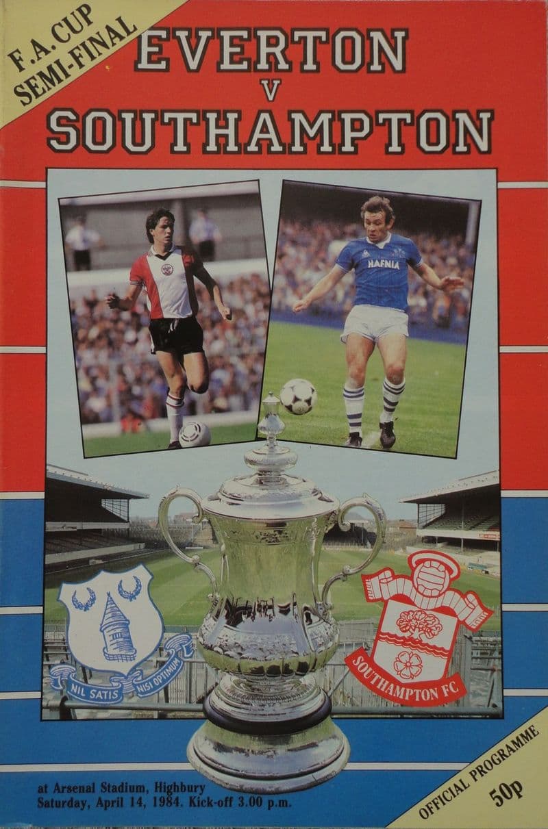 FA Cup SF 1984, Everton v Southampton (Apr 14th)