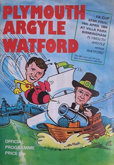 FA Cup SF 1984, Plymouth Argyle v Watford (Apr 14th)