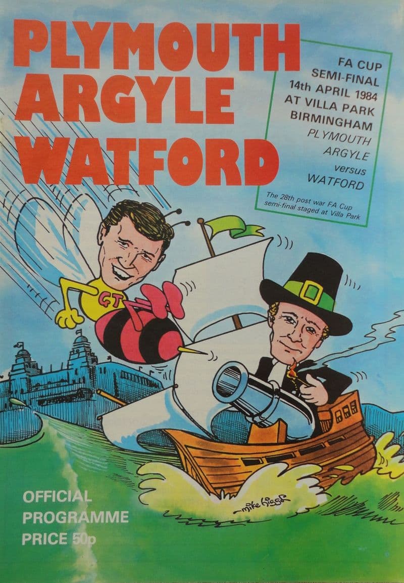FA Cup SF 1984, Plymouth Argyle v Watford (Apr 14th)