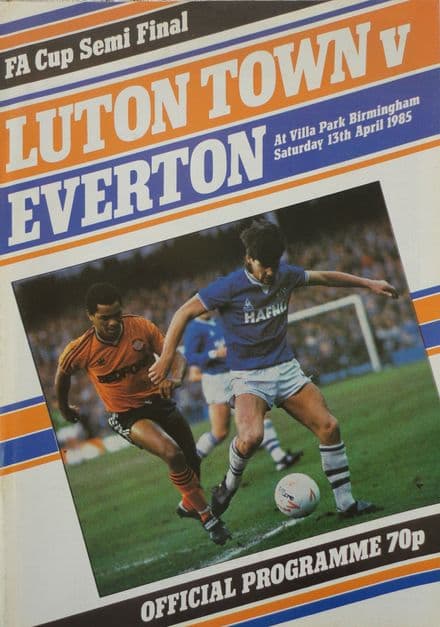 FA Cup SF 1985, Luton Town v Everton (Apr 13th)