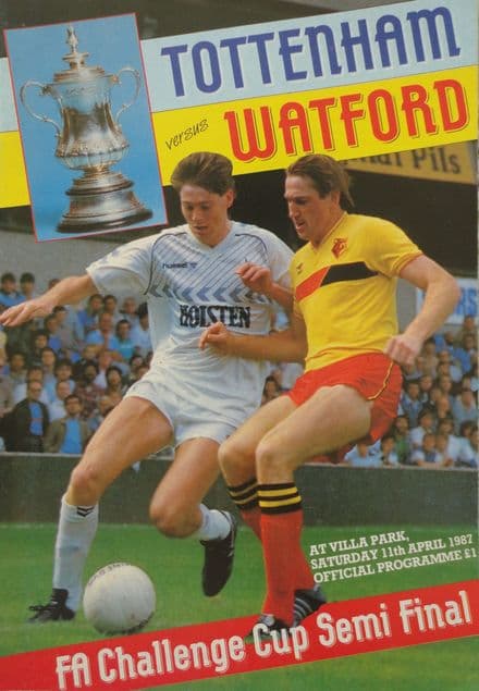 FA Cup SF 1987, Tottenham Hotspur v Watford (Apr 11th)