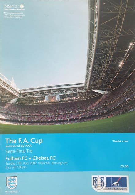 FA Cup SF 2002, Fulham v Chelsea (Apr 14th)
