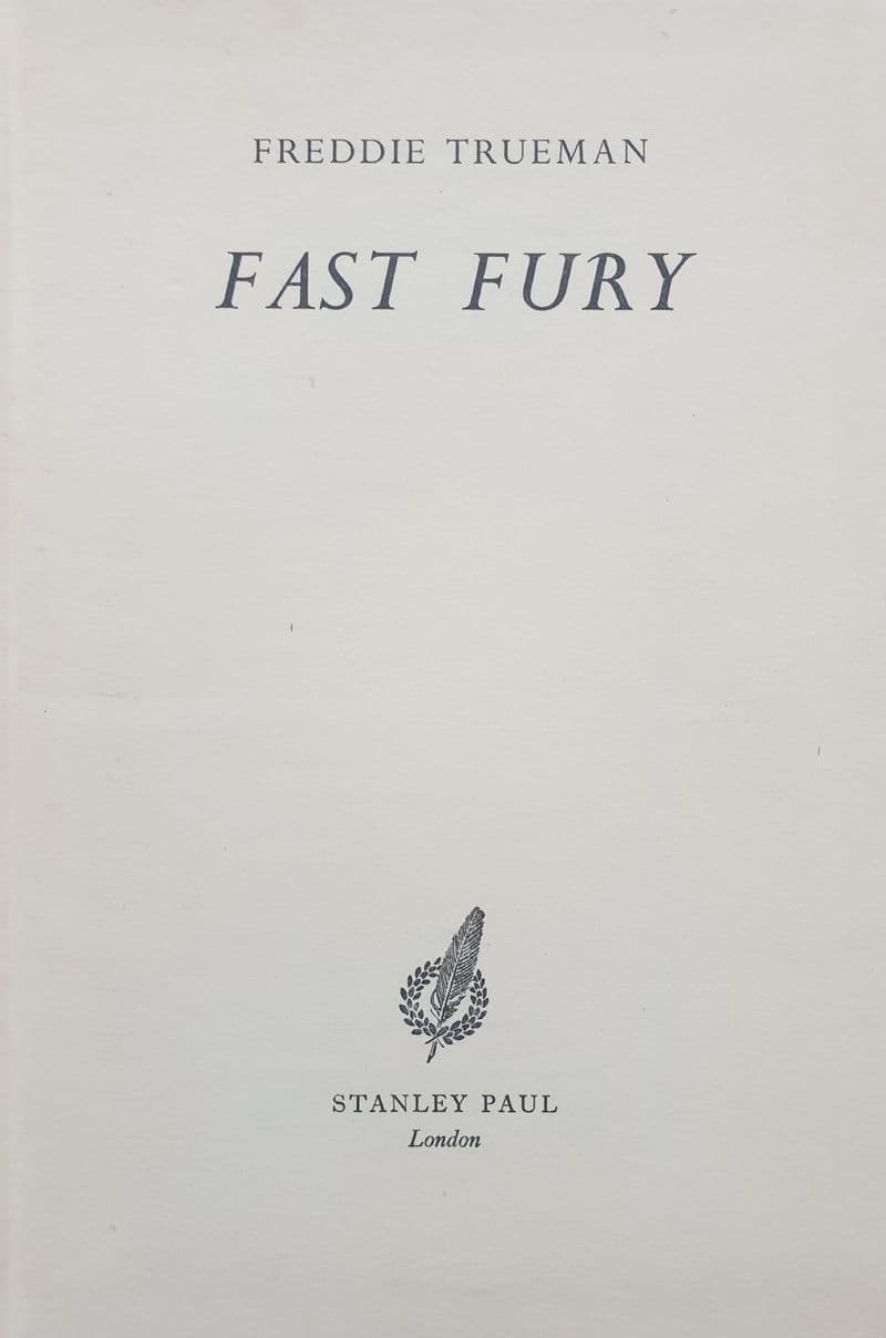 Fast Fury by Freddie Trueman