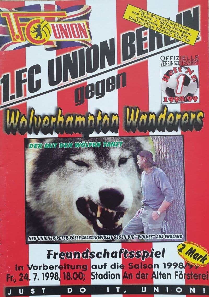 FC Union Berlin v Wolves, Friendly (1998, Jul 24th)