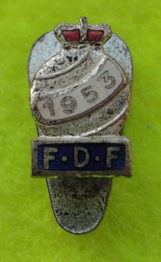 FDF 1953 Enamel Pin Badge