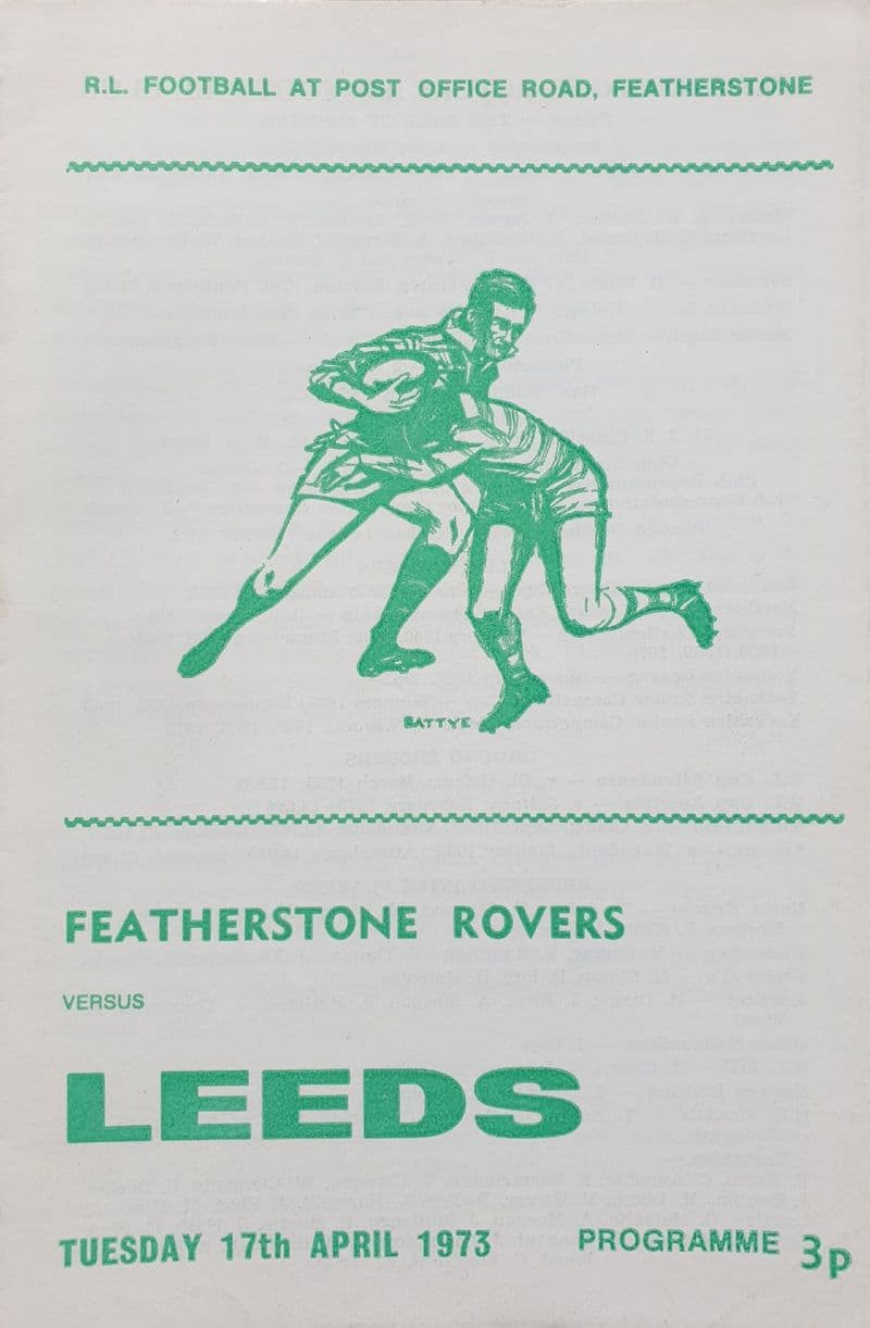 Featherstone Rovers v Leeds (1973, Apr 17th)