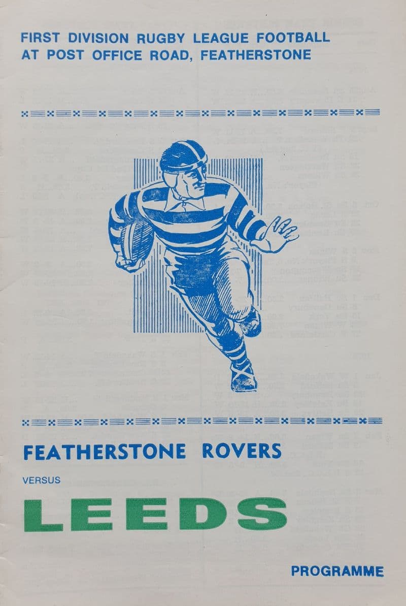 Featherstone Rovers v Leeds (1975, Mar 30th)