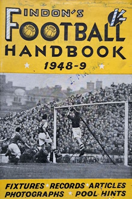 Findon's Football Handbook 1948-9 edited by Matty Watson