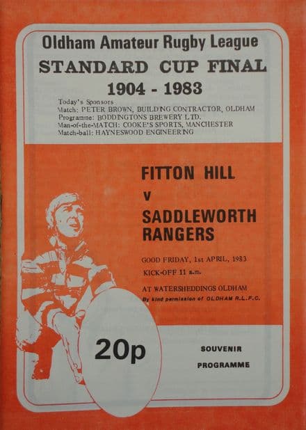 Fitton Hill v Saddleworth Rangers (1983, April 1st)