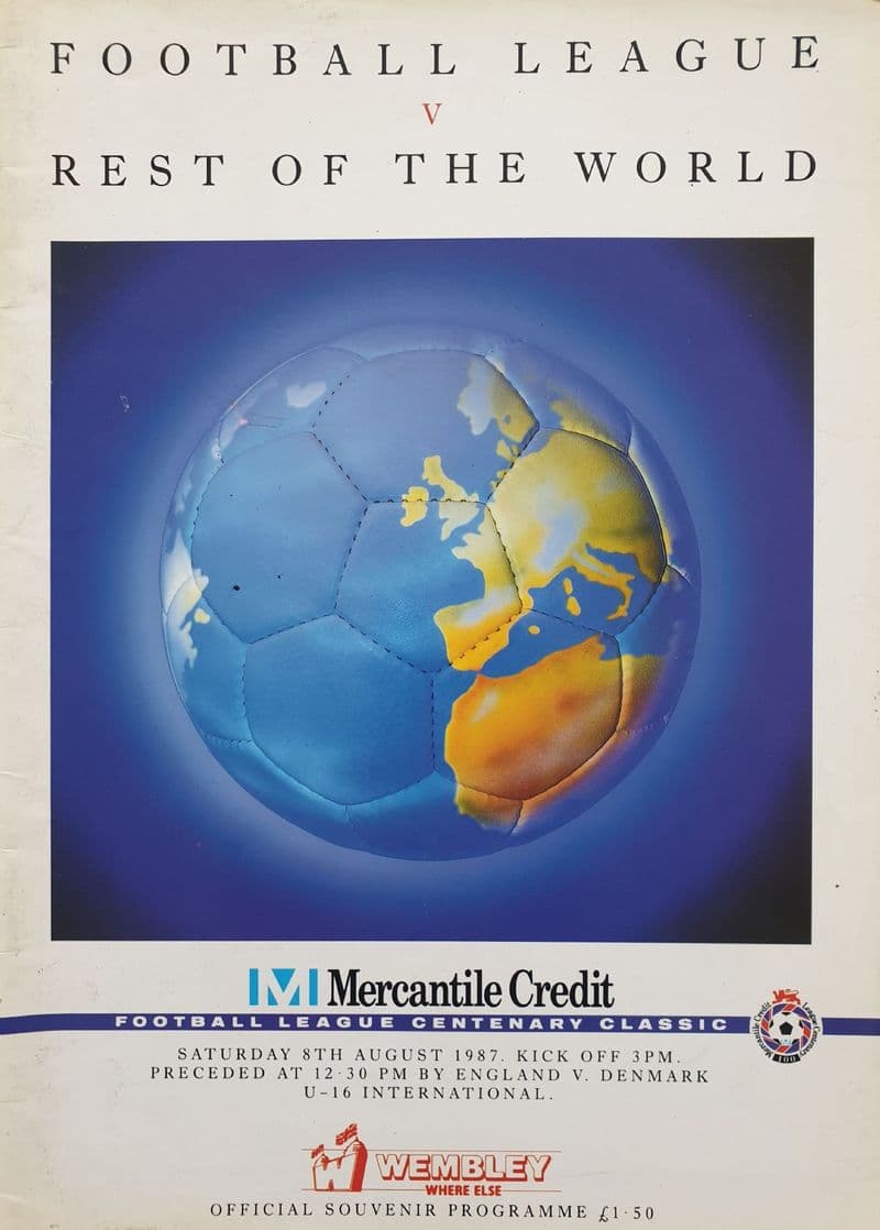 Football League v Rest of the World (1987, Aug 8th)