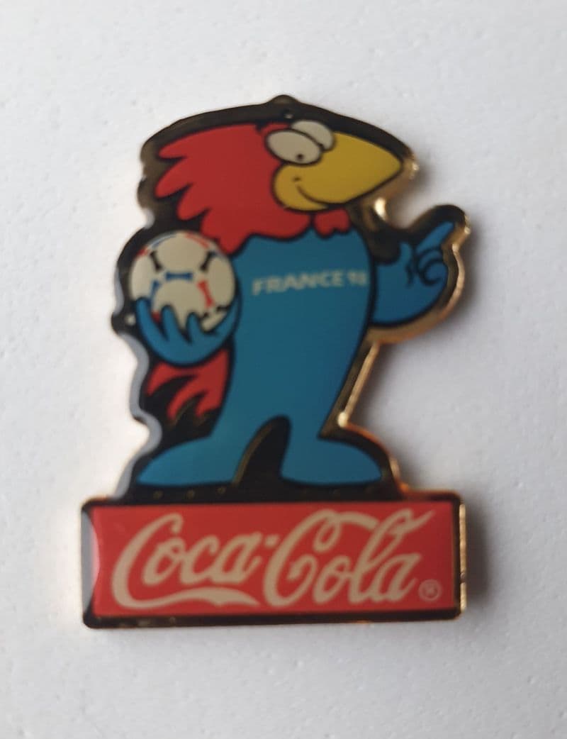 France 98 Footix Coca Cola Pin Badge
