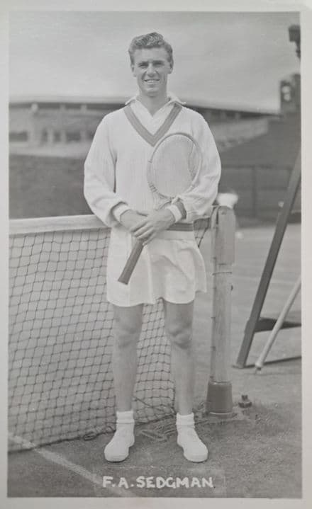 Frank Sedgman Card (Unused)