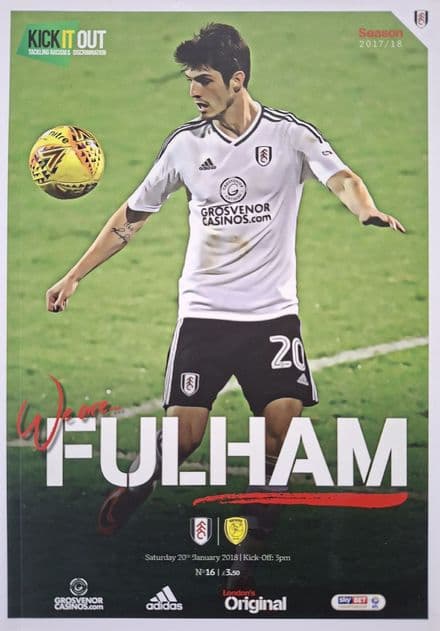 Fulham v Burton Albion, Champ (2018, Jan 20th)