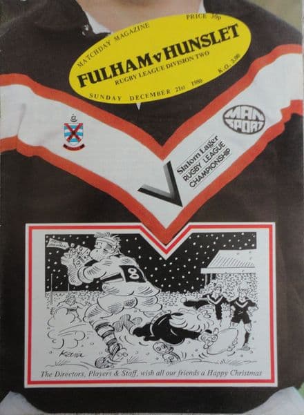 Fulham v Hunslet (1980, Dec 21st)