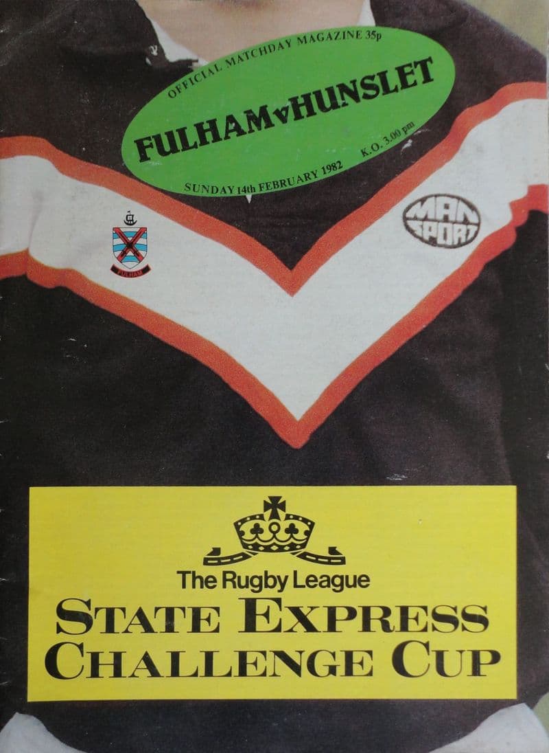 Fulham v Hunslet (1982, Feb 14th)
